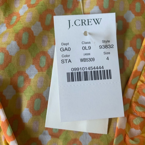J. CREW Blouse Size 4 - Picture 4 of 9